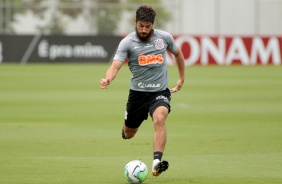 Bruno Mndez no ltimo treino antes do jogo contra o Botafogo