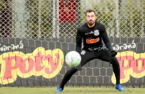 Goleiro Walter no ltimo treino antes do jogo contra o Botafogo