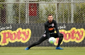 Goleiro Walter no ltimo treino antes do jogo contra o Botafogo