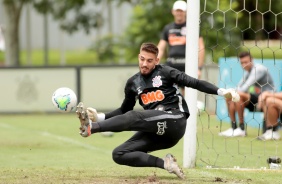 Guilherme no último treino antes do jogo contra o Botafogo