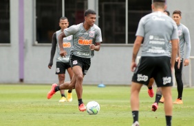 Lo Natel no ltimo treino antes do jogo contra o Botafogo