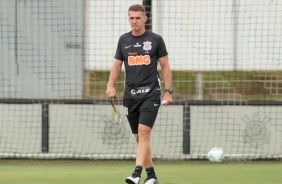 Mancini no último treino antes do jogo contra o Botafogo