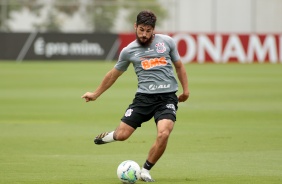 Méndez no último treino antes do jogo contra o Botafogo