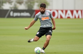 Mndez no ltimo treino antes do jogo contra o Botafogo