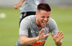 Ramiro no ltimo treino antes do jogo contra o Botafogo