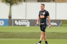 Treinador Vagner Mancini no ltimo treino antes do jogo contra o Botafogo