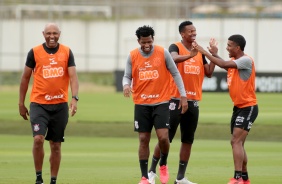 Treino do Corinthians neste sbado no CT Joaquim Grava