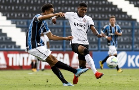 Antony durante jogo pelo quartas de final do Brasileiro Sub-20