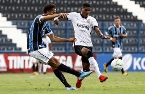 Antony durante jogo pelo quartas de final do Brasileiro Sub-20