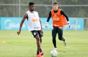 Cafu no primeiro treino do Corinthians em 2021