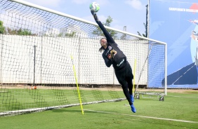 Cssio no primeiro treino do Corinthians em 2021