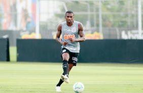 Marllon no primeiro treino do Corinthians em 2021