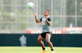 Otero no primeiro treino do Corinthians em 2021