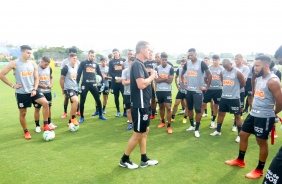 Vagner Mancini no primeiro treino do Corinthians em 2021