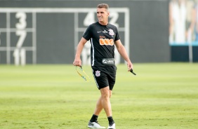 Vagner Mancini no primeiro treino do Corinthians em 2021