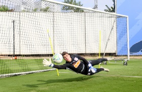 Vidotto no primeiro treino do Corinthians em 2021