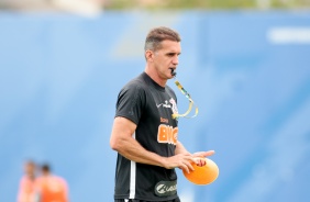 Vagner Mancini durante treinamento do Corinthians, no CT