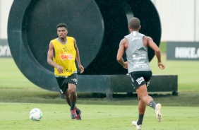 Jemerson durante penltimo treino do Corinthians antes do jogo contra o Fluminense