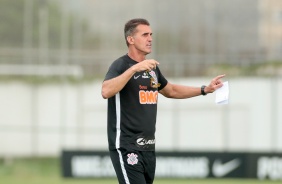 Mancini durante penltimo treino do Corinthians antes do jogo contra o Fluminense