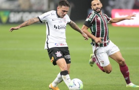 Gustavo Mosquito em campo no jogo contra o Fluminense