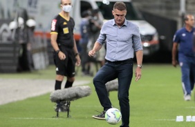 Mancini durante o jogo contra o Fluminense