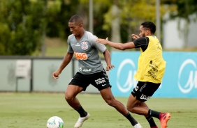 Dav e Everaldo no penltimo treino antes do Drbi desta segunda-feira