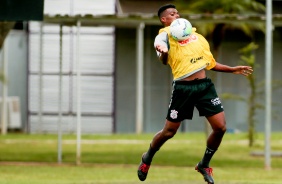 Jemerson no penltimo treino antes do Drbi desta segunda-feira