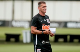 Vagner Mancini no penltimo treino antes do Drbi desta segunda-feira