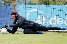 Cssio no treino da tarde desta tera-feira no CT Dr. Joaquim Grava