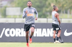 Jonathan Caf no treino da tarde desta tera-feira no CT Dr. Joaquim Grava