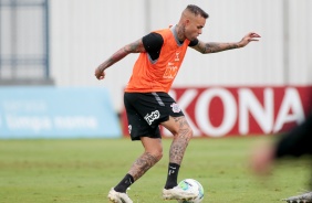 Luan no treino da tarde desta tera-feira no CT Dr. Joaquim Grava