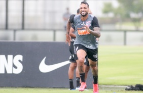 Michel Macedo no treino da tarde desta tera-feira no CT Dr. Joaquim Grava