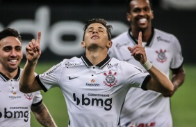 Mateus Vital marcou o segundo gol do Corinthians, na Neo Química Arena, contra o Sport