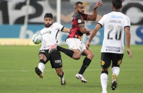 Méndez durante partida contra o Sport, pelo Brasileirão, na Neo Química Arena
