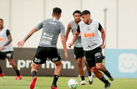 Camacho na atividade desta tera-feira no CT Dr Joaquim Grava