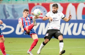 Méndez em ação durante duelo contra o Bahia, pelo Campeonato Brasileiro