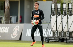 Donelli no ltimo treino do Corinthians antes do jogo contra o Athletico-PR