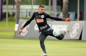 Guilherme no ltimo treino do Corinthians antes do jogo contra o Athletico-PR