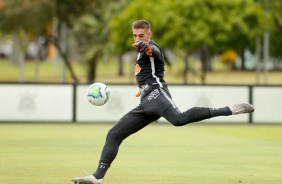 Guilherme no ltimo treino do Corinthians antes do jogo contra o Athletico-PR