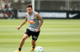 Gustavo Silva na atividade de hoje no CT Dr. Joaquim Grava