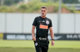 Mancini no último treino do Corinthians antes do jogo contra o Athletico-PR