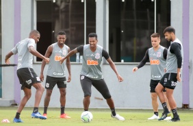 Marllon, Jonathan Caf, J, Ramiro, Camacho no treino da manh desta segunda-feira no CT Dr. Joaquim