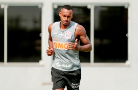 Raul Gustavo no ltimo treino do Corinthians antes do jogo contra o Athletico-PR