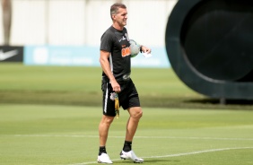 Vagner Mancini na atividade da manhã desta segunda-feira no CT Dr. Joaquim Grava