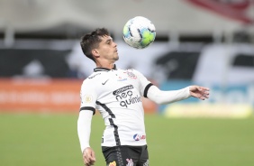 Fagner na partida entre Corinthians e Athletico, nesta quarta-feira na Neo Qumica Arena