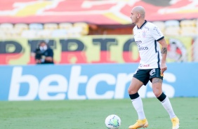 Fbio Santos durante partida contra o Flamengo, no Maracan