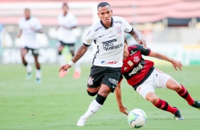 Otero durante partida contra o Flamengo, no Maracan