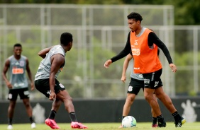 Éderson no penúltimo treino antes do duelo contra o Santos, pelo Brasileiro 2020