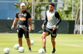 Éderson no penúltimo treino antes do duelo contra o Santos, pelo Brasileiro 2020