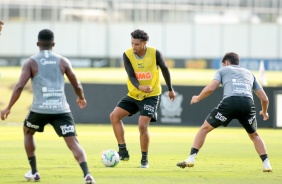 derson no primeiro treino depois da derrota para o Santos, pelo Brasileiro 2020